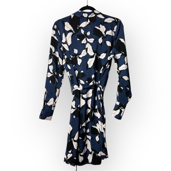 Joe Fresh Floral Belted Shirt Dress M - Picture 2 of 5